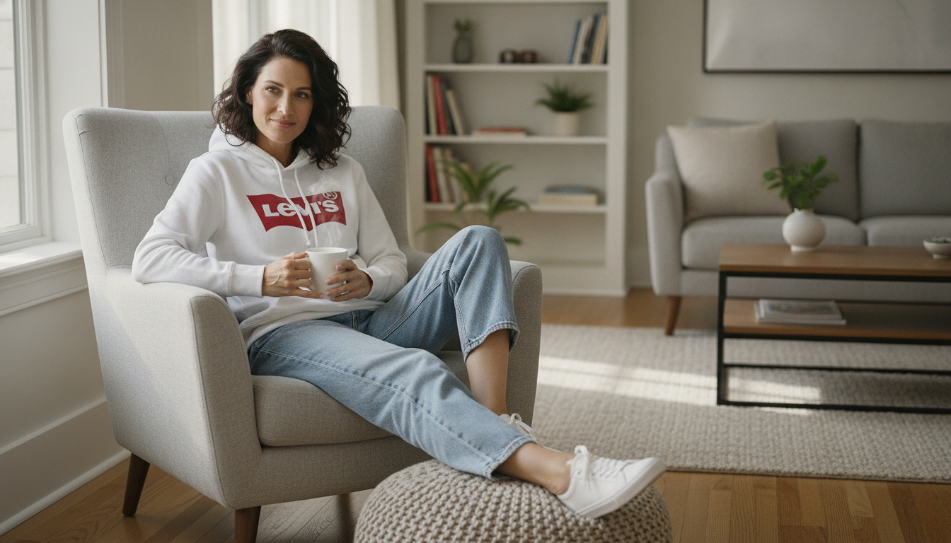 Levi’s Women’s White Hoodie: Everyday Fit, Style & Care